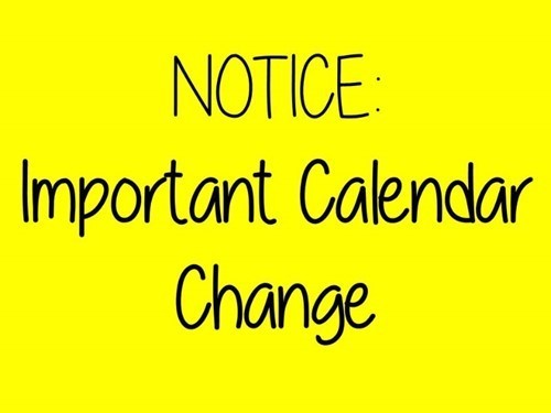Calendar Change